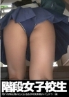 階段女子校生 思わず顔を埋めたくなる女子校生制服のパンチラ 編